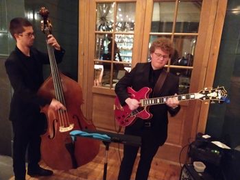 Sam and Guest Baily at our Blackberry Farms Resort New Years Eve gig
