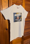 TJD Meltdown Vaporwave Style T Shit - Gildan White