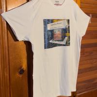 TJD Meltdown Vaporwave Style T Shit - Gildan White