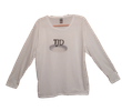 TJD Copyright Logo Women's Long Sleeve Gildan Heavy Cotton Tee Shirt