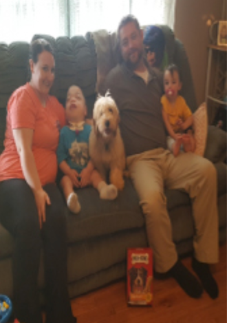 Family with Dog