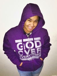 Purple Zip Up Hoodie