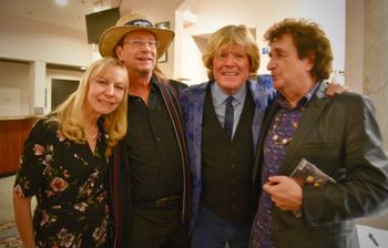 Barbara, George, Peter Noone & Patrick Moraz
