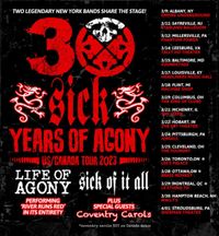 Coventry Carols supporting Life Of Agony and Sick of it all "30 Sick Years Of Agony Tour"