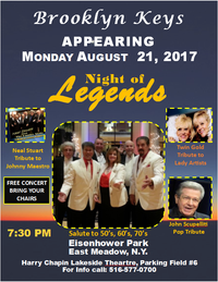 NIGHT OF LEGENDS, PRESENTED BY EDWARD P. MANGANO, HARRY CHAPIN LAKESIDE THEATRE