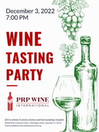 PRP Wine International - Tasting Night at WHC