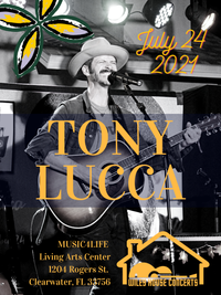 Tony Lucca (LIVESTREAM NOW AVAILABLE)