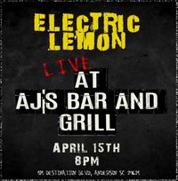 Electric Lemon at AJs Bar and Grill
