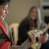 One single 30 minute guitar lesson - For complete child beginners CAD