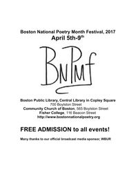 Boston National Poetry Month Festival