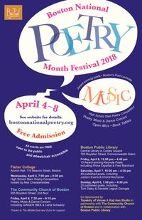 Boston National Poetry Month Festival