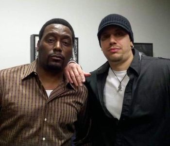 Chillin' with the very cool Big Daddy Kane.
