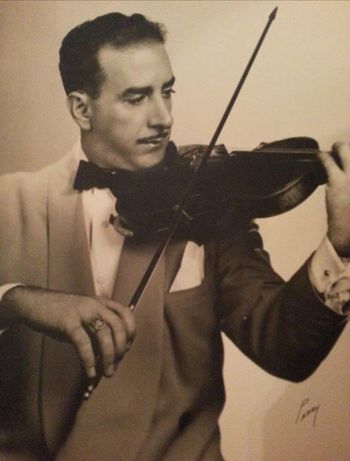 My great uncle Billy Catizone was an accomplished violinist, who played in the band for singer Dolores Reade, who would soon marry comedian Bob Hope.
