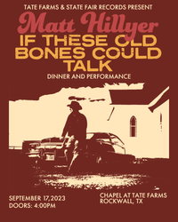 Matt Hillyer Full Band performing "If These Old Bones Could Talk"