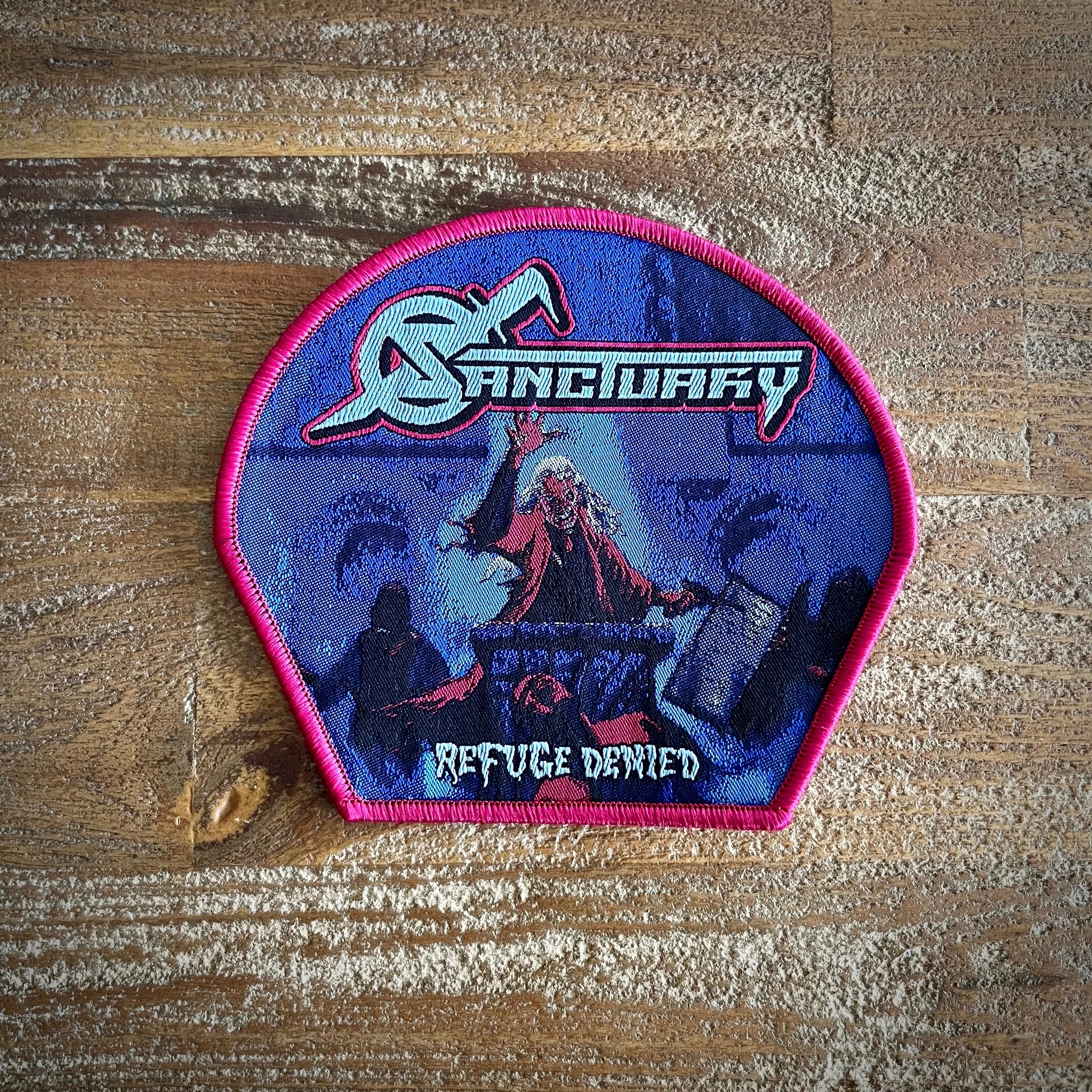 Sanctuary Refuge Denied Patch (red) - Joseph Michael Music