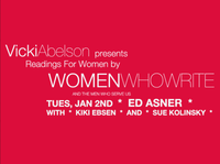 Women Who Write with Kiki Ebsen, Ed Asner, Ed Weinberger, Susan Kolinsky.