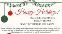LA Jazz Society/ASMAC Holiday Brunch