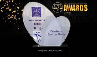 Uganda Law Society Awards High Court of Uganda Justice Musa Ssekaana, Judiciary Uganda 