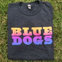 Blue Dogs Sunset T-Shirt - Men's Grey