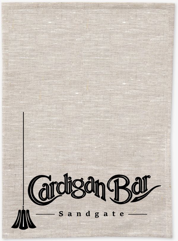 Cardigan Bar Printed Tea Towel