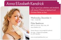 Anna Elizabeth Kendrick sings jazz/pop @ Flute Beekman!