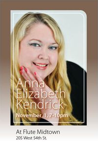 Anna Elizabeth Kendrick sings Jazz at Flute Midtown!
