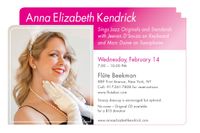 Anna Elizabeth Kendrick sings jazz @ Flute Beekman!