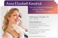 Anna Elizabeth Kendrick sings jazz @ Flute Midtown!