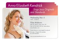 Anna Elizabeth Kendrick sings jazz/pop at Flute