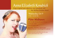 Anna Elizabeth Kendrick sings jazz @ Flute Midtown with The Wolfson Brothers Band