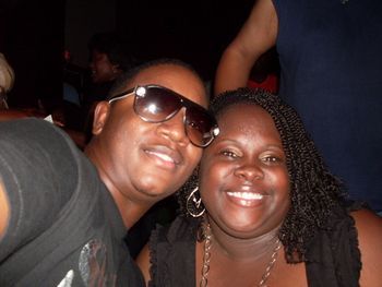 Yung Joc and I at the V-103 Poetic Moments show at 595 North (Atlanta, GA). He and his wife were sooo sincere!
