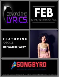 Beyond The LYRICS®  feat. Cecily Watch Party at Songbyrd Music House & Cafe 