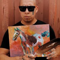 War Pony Painting