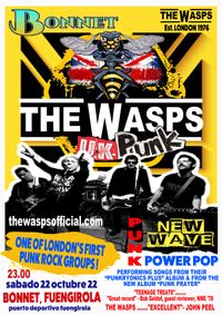 The Wasps LIVE at BONNET, Fuengirola, Spain