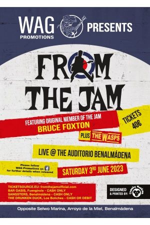 The Wasps confirmed to support FROM THE JAM, June 2023