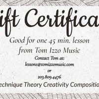 Gift card for One Lesson