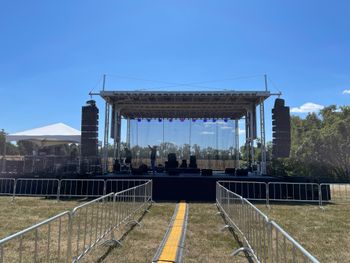 The stage - sound reinforcement was by the quiet professionals of Klassic Sound & Stage (Baltimore, MD)
