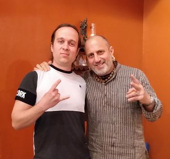 With Ray Cappo from Youth of Today
