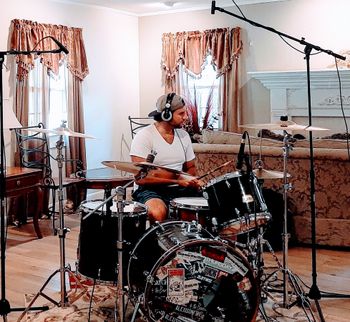 Mikey Horn drum tracking.
