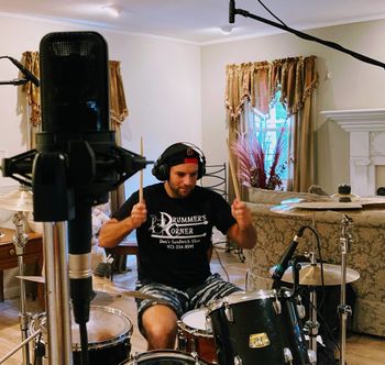 Mikey Horn drum tracking.
