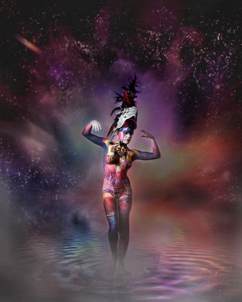 Bodypainting : Cheryl Ann Lipstreu Model : Angela Reign Photography: Allison Hutchins Art & Photography
