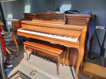 1967 Kohler and Campbell console, French Provincial styling, overall good condition 700.00 pre-tuned, ground floor delivery within 50 miles of Nashville TN 37206
