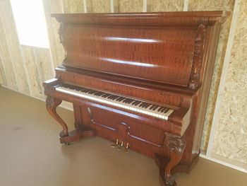 1903 Bush and Lane Cabinet Grand.  This piano has had a total restoration, inside and out, every nut and bolt has been plated or polished. Rare brand and an even rarer cabinet style. 23,000.00  Includes local delivery and tuning / warranty. Interstate shipping available.
