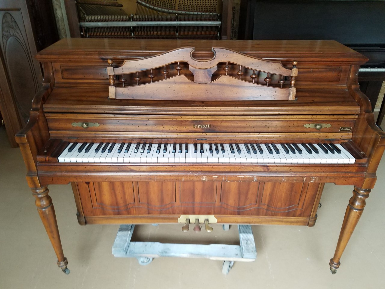 1976 Kimball Artist Console / Bench - Nashville Piano Rescue