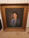 1837  " Amanda" Portrait Painting with frame.