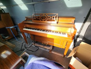 Just arrived 1/24/2023 1964 Ivers and Pond Console. MCM styling. Overall good condition with bench.  700.00 Delivered, Pre-tuned, 2 year warranty.
