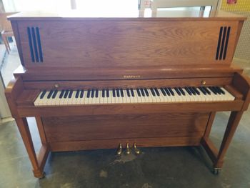 2004 Baldwin 243 HPA Studio, 45 inches tall.  Last of the American made baldwins. Pristine overall condition, matching bench, original documents, fallboard key. 2800.00 Delivered, tuned, warranty.
