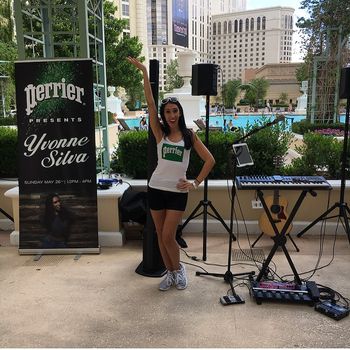 Set up for The Perrier Event at the Paris, Las Vegas
