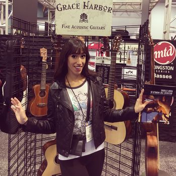 NAMM 2017 at the Grace Harbor booth
