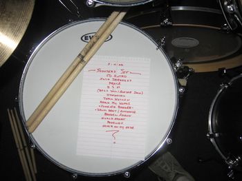 Set-list for Shooter's Hide-away
